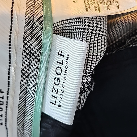 3/$25 LizGolf Size 6 Black Gray Dress Shorts - Picture 4 of 4